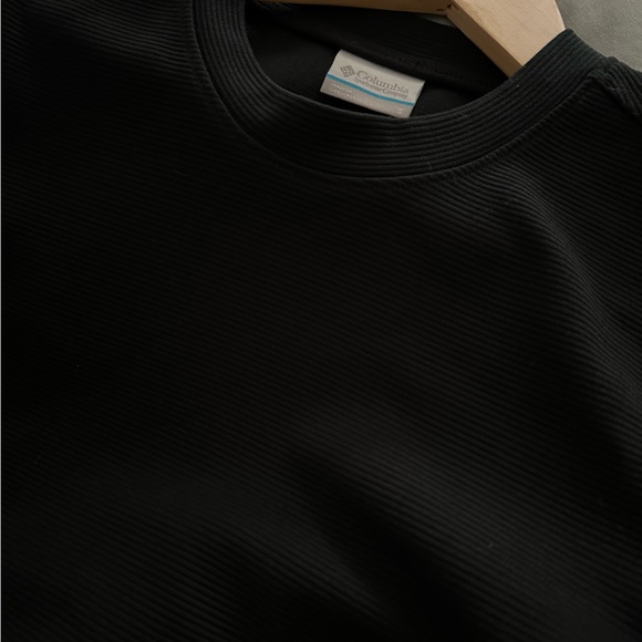 Women’s Small Columbia Black Ribbed Dress Firwood Ottoman - Picture 8 of 8